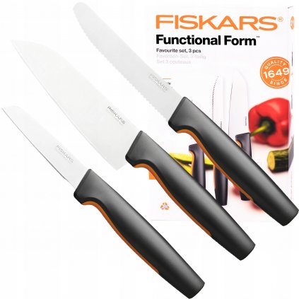 Zestaw noży Functional Form Fiskars 3 szt.