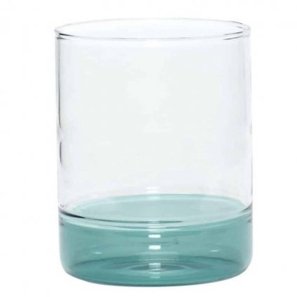 Szklanka do wody KIOSK 380 ml, zielona, Hübsch