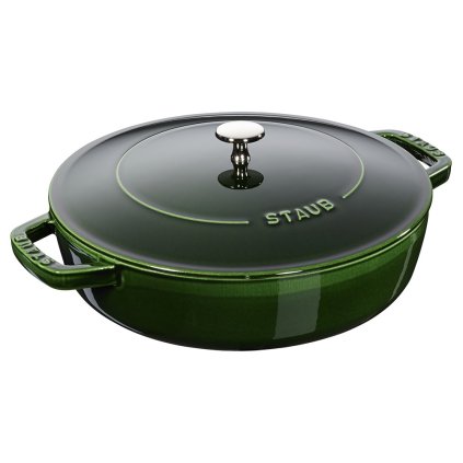 Patelnia do smażenia z żeliwną samopodlewającą pokrywą Ø 28 cm bazylia Chister Staub
