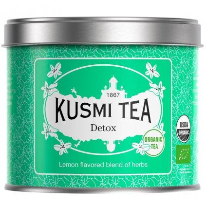 Zielona herbata DETOX, puszka herbaty liściastej 100 g, Kusmi Tea