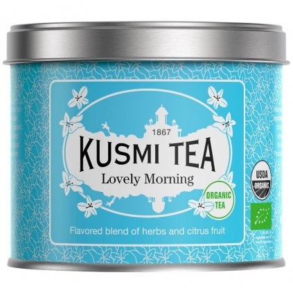 Zielona herbata LOVELY MORNING, puszka herbaty liściastej 100 g, Kusmi Tea