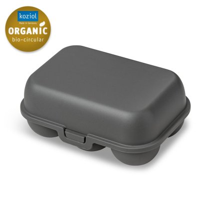 Skrzynka na 6 szt jaj EGGS TO GO MINI Koziol naturalny popielaty