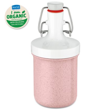 Butelka do picia dla dzieci PLOPP TO GO MINI 200 ml, organiczny róż, Koziol