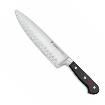 Nóż szefa kuchni 20 cm z szerokim ostrzem i żłobieniami Classic WÜSTHOF