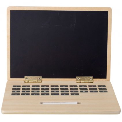 Zabawkowy laptop DAC, drewno, Bloomingville
