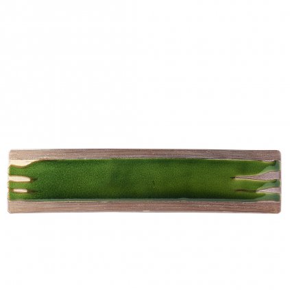 Talerz do sushi i sashimi EARTH BRIGHT GREEN 52 x 12 cm, MIJ