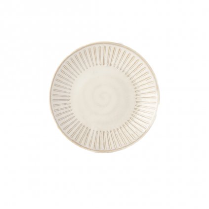 Spodek RIDGED ALABASTER, 14 cm, MIJ