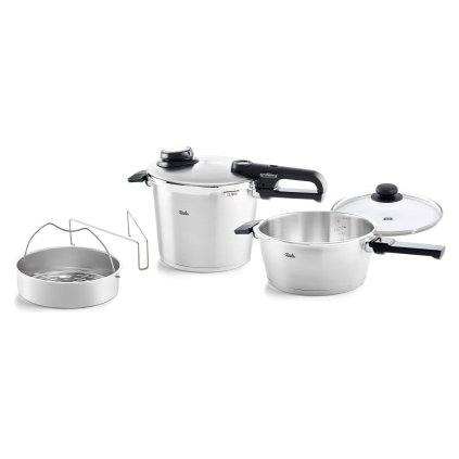 Szybkowar VITAQUICK PREMIUM, zestaw 2 szt., 6 l i 3,5 l, Fissler