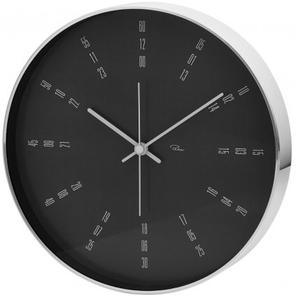 Zegar ścienny TEMPUS 25 cm, szary, Philippi