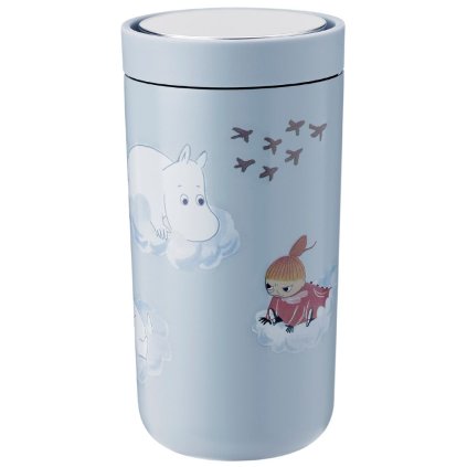 Kubek termiczny TO GO CLICK MOOMIN 200 ml, miękka chmura, Stelton