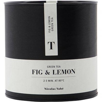 Zielona herbata FIG & LEMON 100 g sypana herbata liściasta, Nicolas Vahé