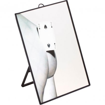 Lusterko stojące TOILETPAPER TWO OF SPADES 17,5 x 23 cm, Seletti