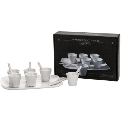 Zestaw do espresso ESTETICO QUOTIDIANO, 6 el., Seletti
