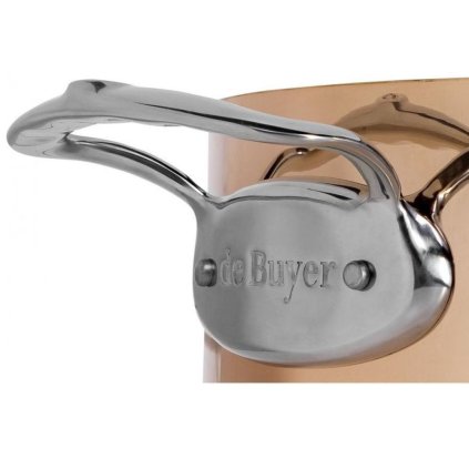 Garnek miedziany do indukcji 24 cm Prima Matera duży de Buyer