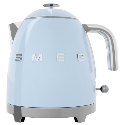 Czajnik elektryczny 50'S STYLE MINI KLF05PBEU, 800 ml, niebieski pastelowy, Smeg
