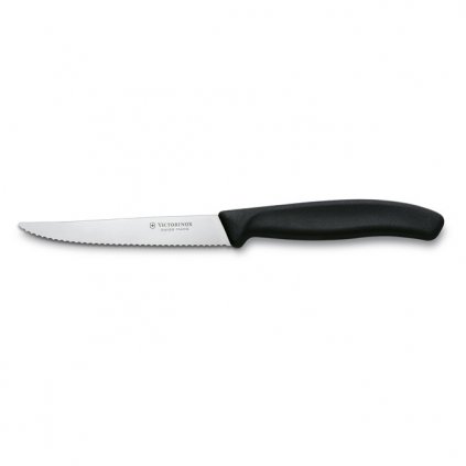 Nóż do steków 11 cm, czarny, Victorinox