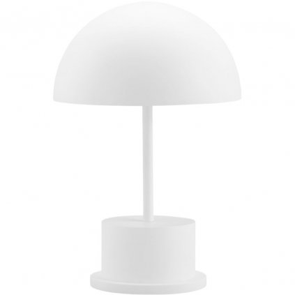 Przenośna lampa stołowa RIVIERA 28 cm, biała, Printworks