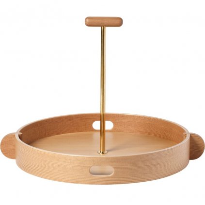 Taca do serwowania JH TRAY 38 cm, brązowa, drewno, Fritz Hansen