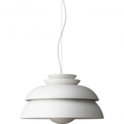 Lampa wisząca CONCERT 55 cm, biała, Fritz Hansen