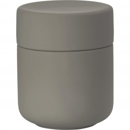 Pojemnik na płatki kosmetyczne UME 10 cm, ciemnoszary, ceramiczny, Zone Denmark