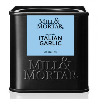Włoski czosnek organiczny 70 g, granulki, Mill & Mortar