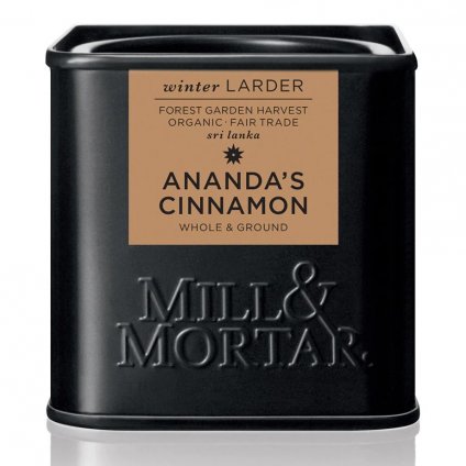 Cynamon organiczny Ananda 45 g, cały i mielony, Mill & Mortar