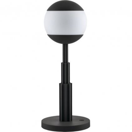 LED lampa stołowa AR04 47 cm, czarna, Alessi