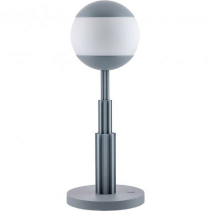 LED lampa stołowa AR04 47 cm, szara, Alessi