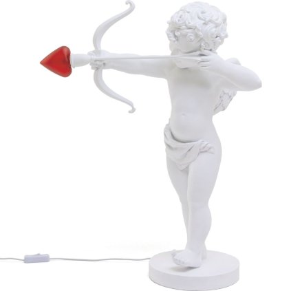 Lampa stołowa CUPID 63 cm, biała, żywica, Seletti