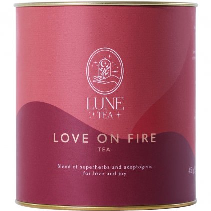 Zielona herbata LOVE ON FIRE, puszka 45 g, Lune Tea