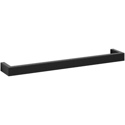 Reling na ręcznik LINEA 61 cm, czarny, stal nierdzewna, Zack