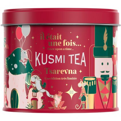 Herbata czarna TSAREVNA 2023, puszka 120 g herbaty liściastej, Kusmi Tea