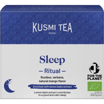 Herbata ziołowa SLEEP RITUAL, 18 torebek muślinowych, Kusmi Tea