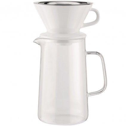 Zaparzacz przelewowy do kawy slow drip SLOW COFFEE 24 cm, szkło, Alessi