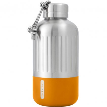Butelka na wodę EXPLORER 650 ml, pomarańczowa, stal nierdzewna, Black+Blum