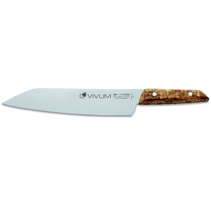 Nóż szefa kuchni VIVUM 21 cm, stalowy, brązowy, F.DICK
