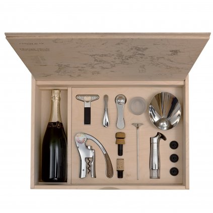 Zestaw akcesoriów do wina OENO BOX CONNOISSEUR 1, 11 elementów, L'Atelier du Vin