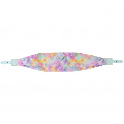 Pasek TIE DYE CYAN 95 cm, bawełniany, Polarbox