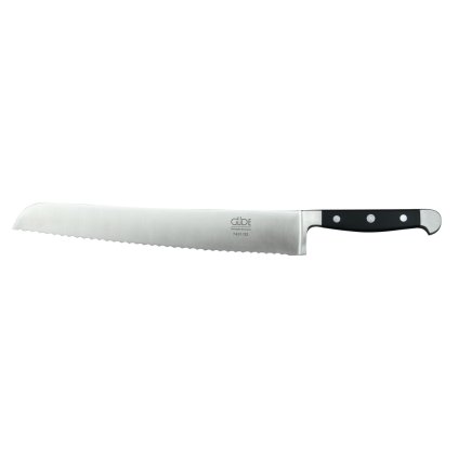 Nóż do chleba ALPHA POM 32 cm, czarny, Güde