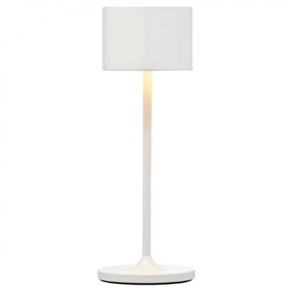 Przenośna lampa stołowa FAROL MINI 19,5 cm, LED, biała, aluminiowa, Blomus
