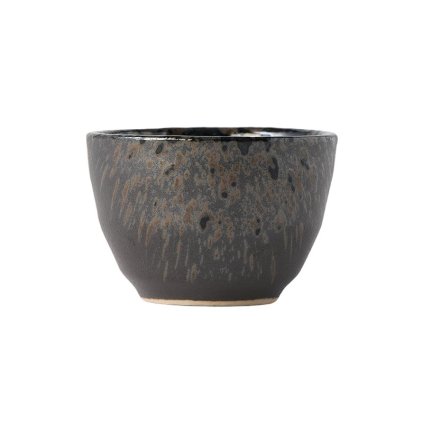 Kieliszek do sake 30 ml, czarny, ceramiczny, MIJ