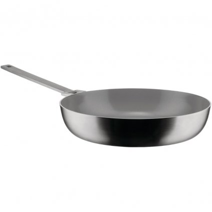 Patelnia głęboka CONVIVIO 28 cm, stal nierdzewna, Alessi