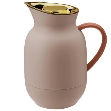 Dzbanek próżniowy AMPHORA 1 l, 24 cm, brzoskwiniowy, plastikowy, Stelton