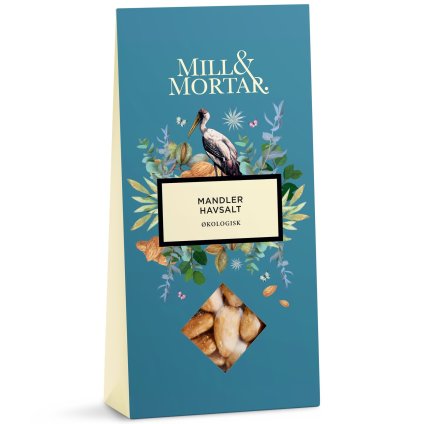 Organiczne migdały GUARA 100 g, sól morska, Mill & Mortar