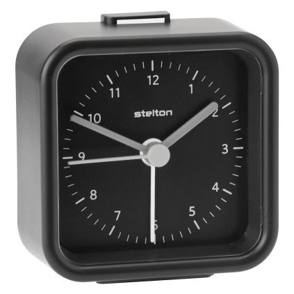 Budzik OKIRU 8 cm, czarny, tworzywo sztuczne, Stelton