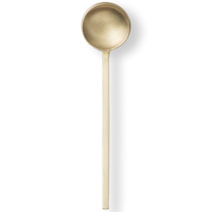 Łyżeczka do herbaty FEIN 9 cm, złoto, stal nierdzewna, twarde LIVING