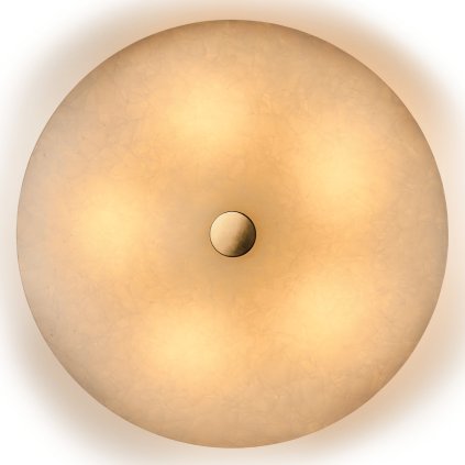Plafon MAGMA 42 cm, biały, szkło, Tala