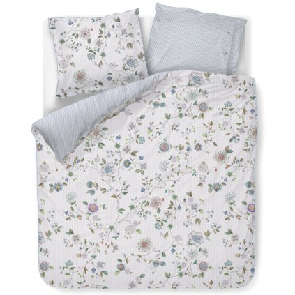 215274 dvouluzkove povleceni flores bailando 200 x 220 cm bila bavlneny perkal pip studio