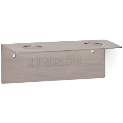 215507 drzak na tekuta mydla 14 cm dvojity stribrna nerezova ocel humdakin
