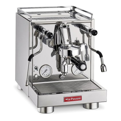 216089 pakovy kavovar cellini evoluzione poloprofesionalni stribrna la pavoni